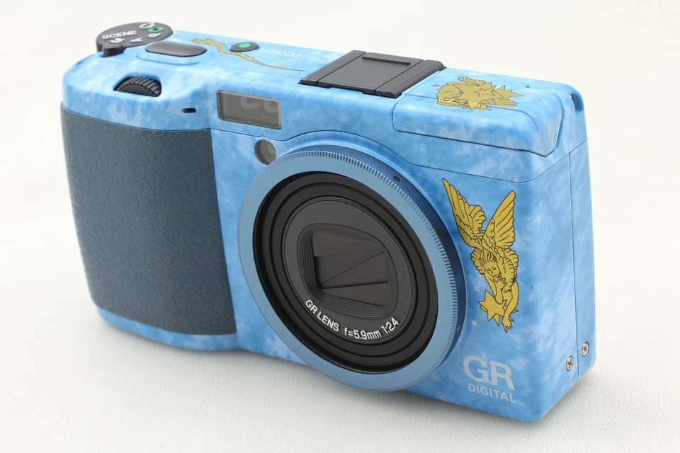[MINT] RICOH GR DIGITAL I 8.1MP 1st Anniversary Model Angel Blue From JAPAN - Image 4 of 4