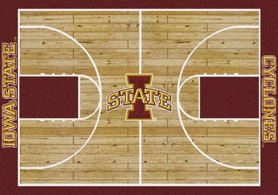 4x6 Milliken Iowa State Cyclones NCAA Home Court Area Rug - Approx 3'10''x5'4''