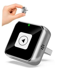 Wireless CarPlay & Android Auto Adapter，Mini Plug and Play Converter for SILVER