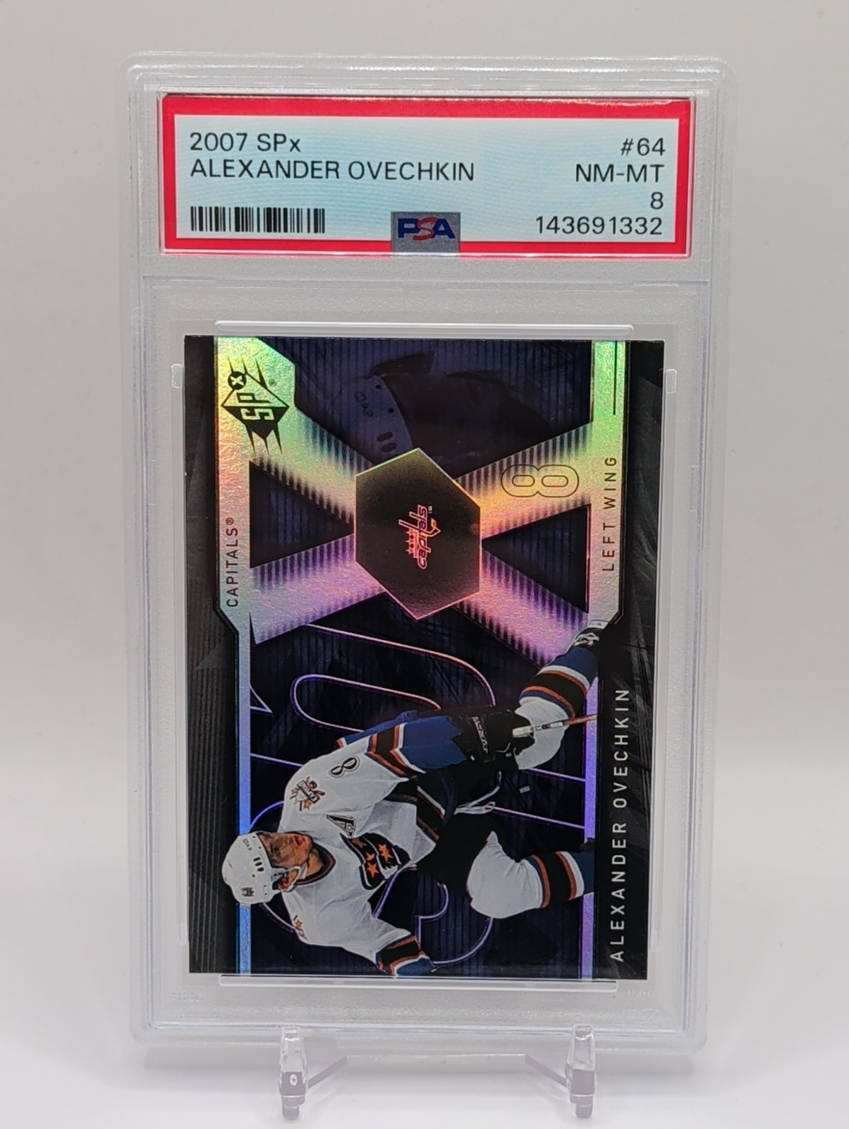 2007 SPx #64 Alex Ovechkin PSA 8 🔥 🐐