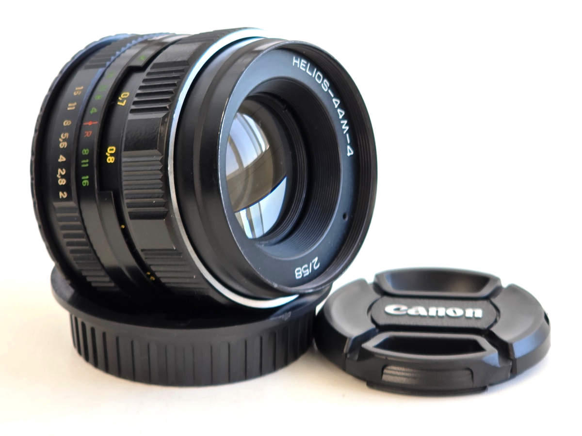 MC HELIOS 44M-4 Lens 2/58 Zenit Praktica Pentax M42 + adapter Canon EO(中古品) MC HELIOS 44M-4 Lens 2/58 Zenit Praktica Pentax M42 + adapter Cano