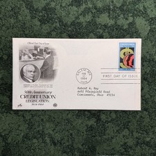 1984 US Scott #2075 Credit Union 20c FDC