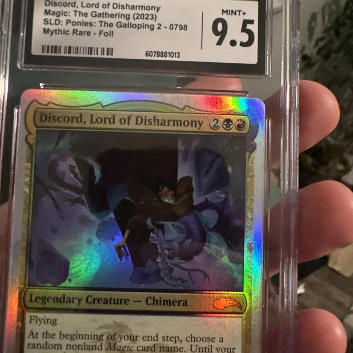Discord, Lord of Disharmony MTG Secret Lair Ponies The Galloping 2 MLP CGC 9.5 Discord, Lord of Disharmony MTG Secret Lair Ponies The Galloping 2 MLP CGC 9.5