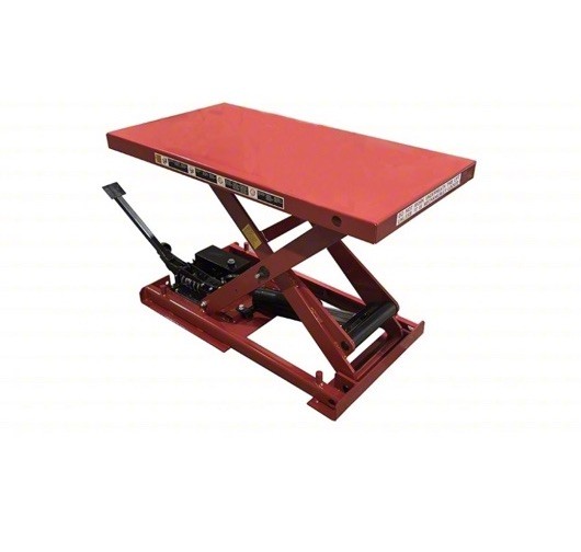 Dayton 35KT57 Scissor Lift Table Manual, 1,100 lb Cap, 31 1/2 in Lift, 40" x 20"