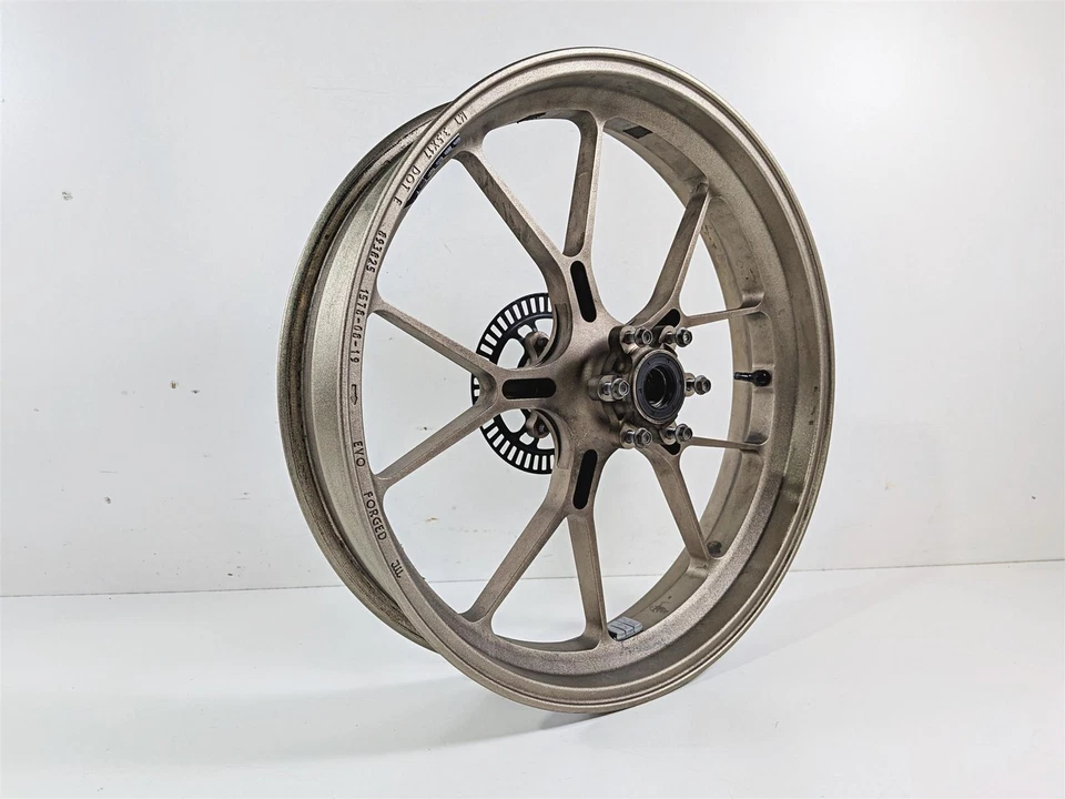2018 Aprilia RSV4 RR Straight Evo Forged 17x3.5 Front Wheel Aluminum 2B0058766 - Image 3 of 4
