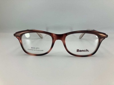 Bench Eyeglasses Glasses Frames BCH-271 Brown Tortoiseshell Retro Style Unisex