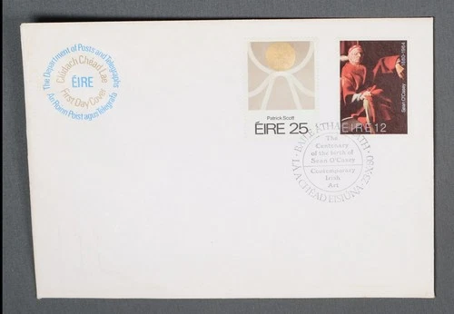 MayfairStamps Ireland FDC 1980 Sean O'Casey Contemporary Art First Day Cover aax