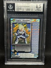 Score 2001 Cell Saga Unlimited Vegeta Ascendant #154 Level 4 Foil BGS 8.5