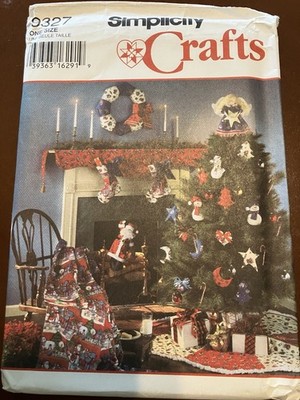Simplicity Pattern 9327 Christmas Crafts O/S UNCUT