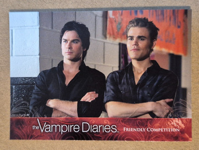 THE VAMPIRE DIARIES Season 2 Trading Card #6 Cryptozoic 2012 ''Friendly...''