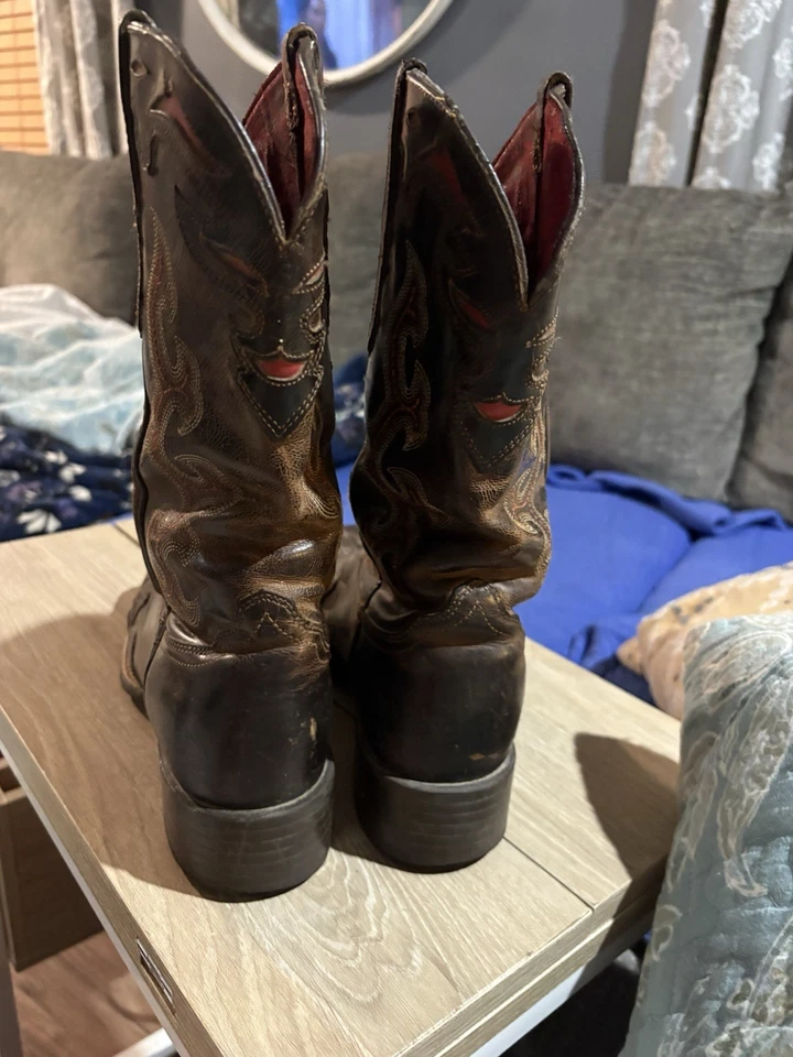 Ariat Women's Size 9 B Sidekick Square Toe Boots Leather ATS - Image 3 of 4