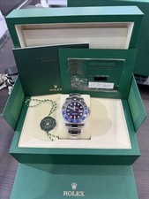 2021 Rolex GMT-Master II 126710BLNR Batman Silver Oyster Bracelet - Full Set