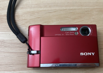 Sony Cyber-shot DSC-T50 7.2MP Digital Camera - Silver for sale