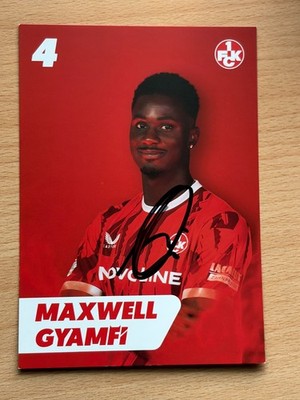 Maxwell Gyamfi 1. FC Kaiserslautern Autogrammkarte original signiert #53711