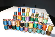 42 Vintage Wood Spools of Thread by Coat's  Clarks