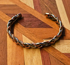 Handmade Stainless And Copper Bracelet, For Smaller Wrists