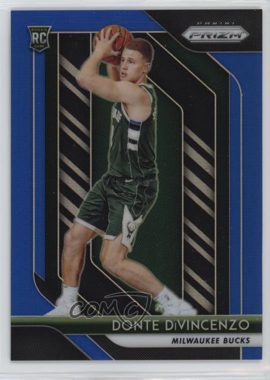 2018-19 Panini Prizm Blue Prizm 111/199 Donte DiVincenzo #246 14cm