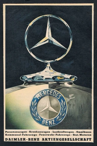 Mercedes Benz! German The Third Reich era WW2 WWII Military Poster Print