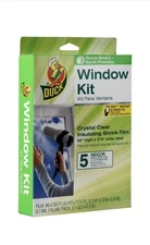 NEW Duck Window Kit Home Smart Earth Friendly Crystal Clear Insulating Film