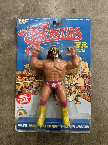 LJN WWF MACHO MAN RANDY SAVAGE ACTION FIGURE 1985...