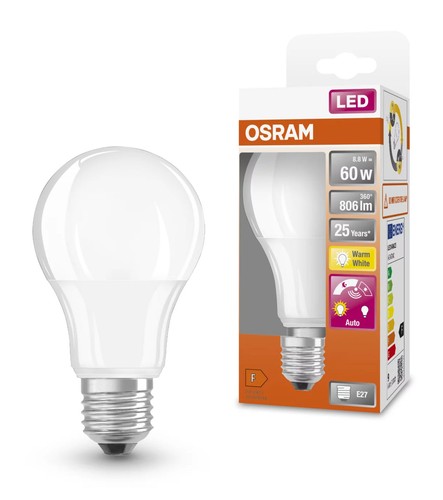 OSRAM LED Star Value Ampoule Classique A60 LED Pour Douille E27, Forme