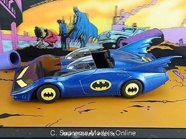 DC Comics 75 バットモービル 1/43 1980'S BATMAN BATMOBILE DC COMICS CAR 1/43RD SIZE MODEL 3D