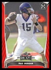 2023 Leaf Draft Red Max Duggan Rc #61