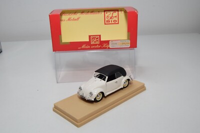 B56 1:43 RIO VW VOLKSWAGEN BEETLE KAFER MEIN ERSTER KAFER WHITE MIB