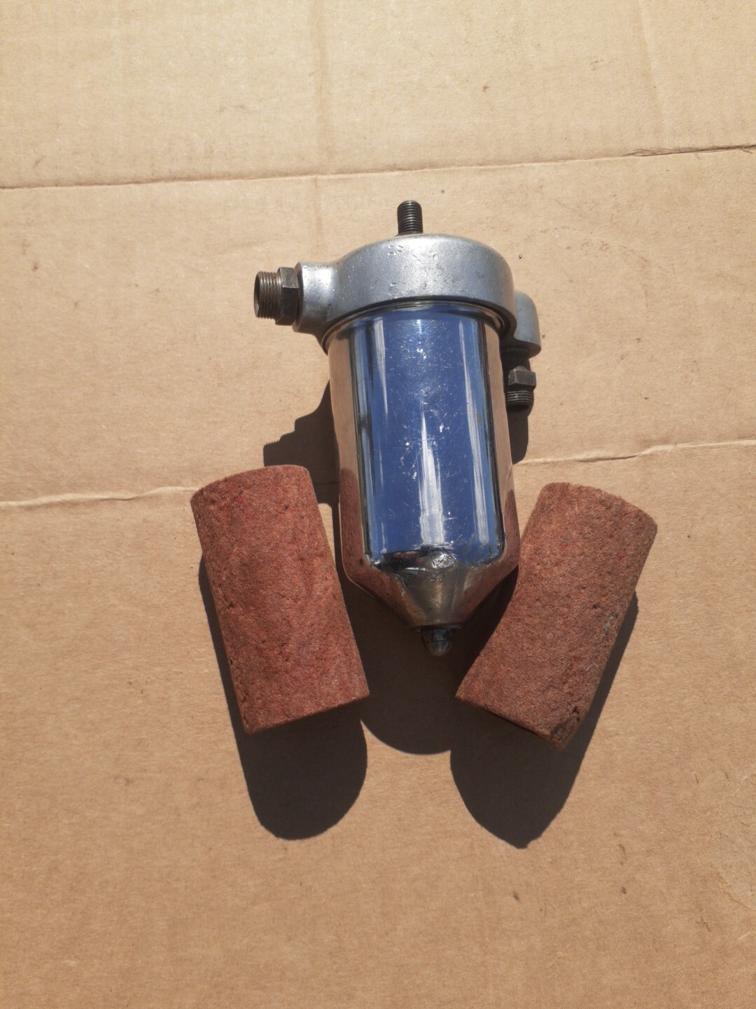 Harley Davidso Panhead Knucklehead Oil Filter Cannister Fittings Oil