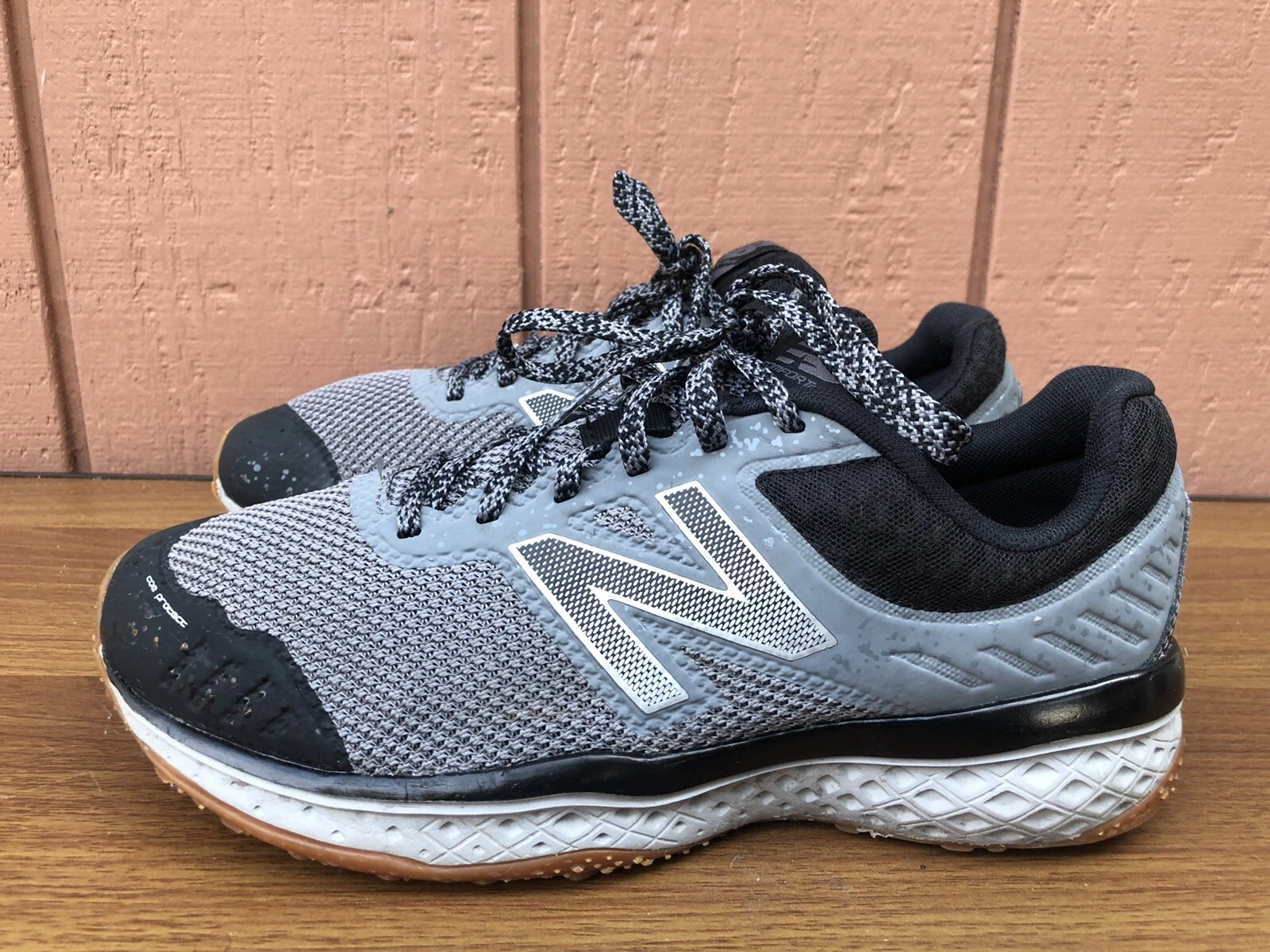 Scarpe da trail running New Balance MT620LG2 uomo US 7 5 extra larghe 4E grigio nero C9