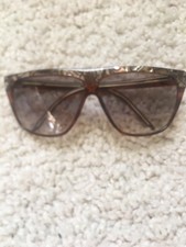 Laura Biagiotti Sunglasses Designer Vintage Mother Of Pearl, Italy Glass Issues