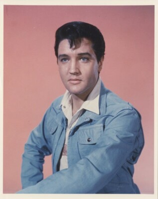 Elvis Presley Late 1960's Studio Portrait Jeans Jacket