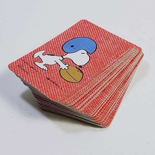 Hallmark Peanuts Football Miniature Playing Cards Snoopy Charlie Brown Vintage - Picture 5 of 12