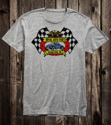 Hot Rod Tee T Shirt Drag Race Racing Nostalgia Royal Auto Parts NJ Jersey City