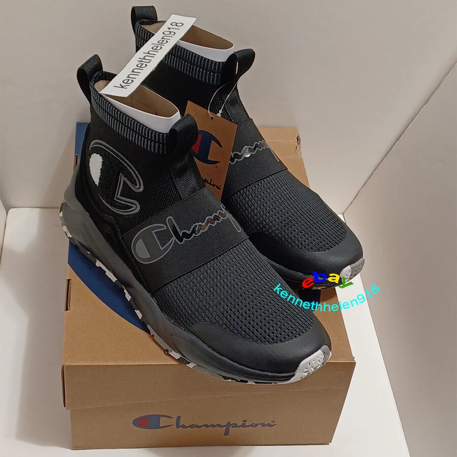 NEW CHAMPION RALLY PRO CASUAL SHOES BLACK MENS SIZE 9.5