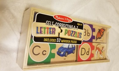 melissa and doug self correcting alphabet puzzle