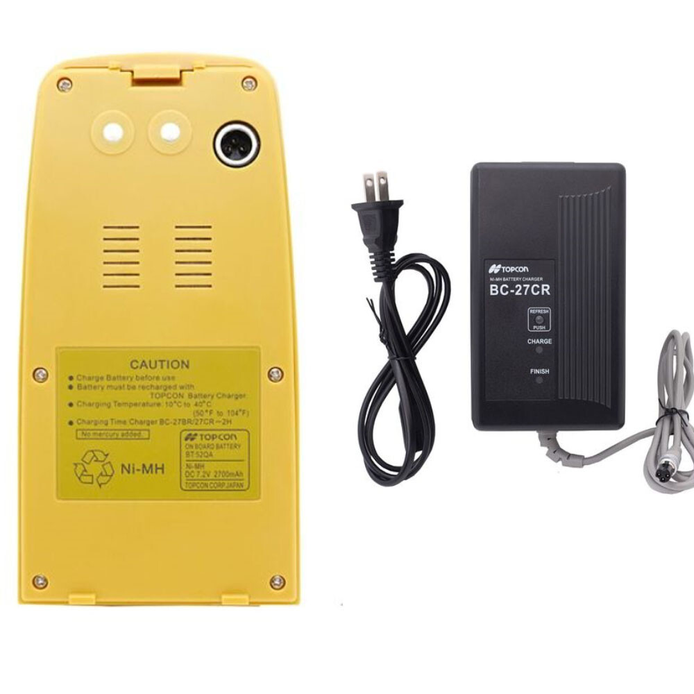 Batterie 2700mAh type 51730 BT-52Q BT-52QA Pour Topcon GTS-230W GTS-332N 4894128130437