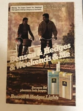1979 Benson And Hedges Lights Cigarettes Vintage Print Ad Advertisement pa31
