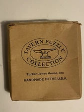 Tavern Hand Crafted Iron Puzzle ODD BALL Tucker Jones Blacksmith New York BOX