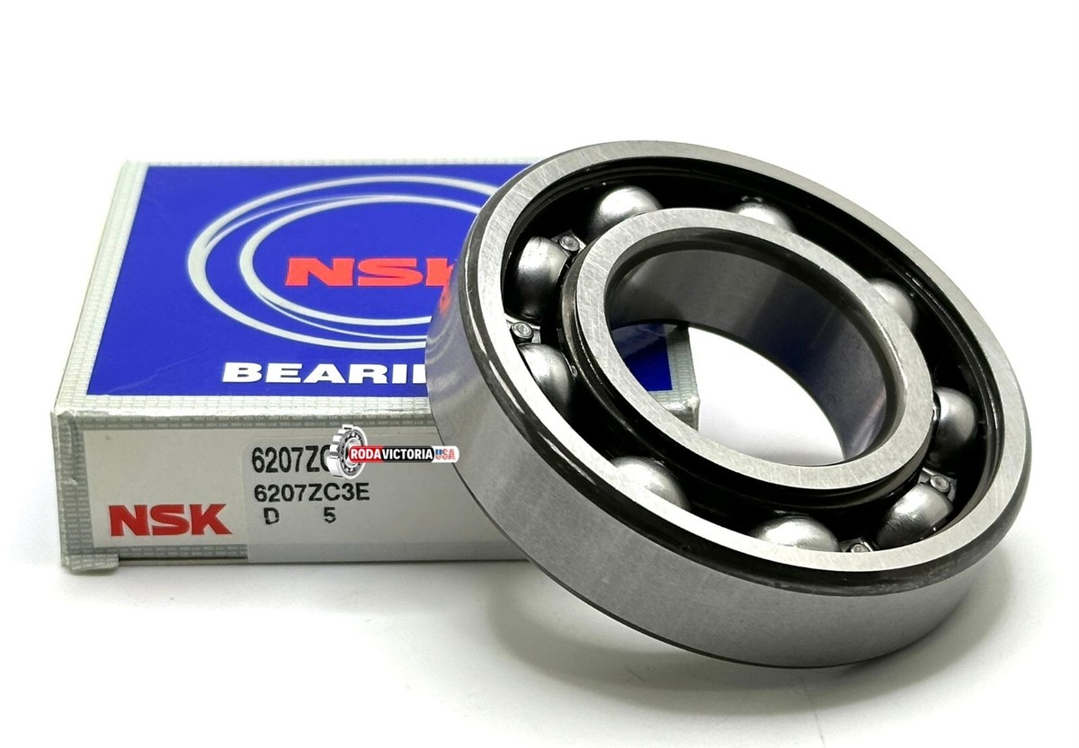 こ NSK 6207 Z C3 BALL BEARING, METAL SHIELDED ON SIDE, OPEN ONE SIDE