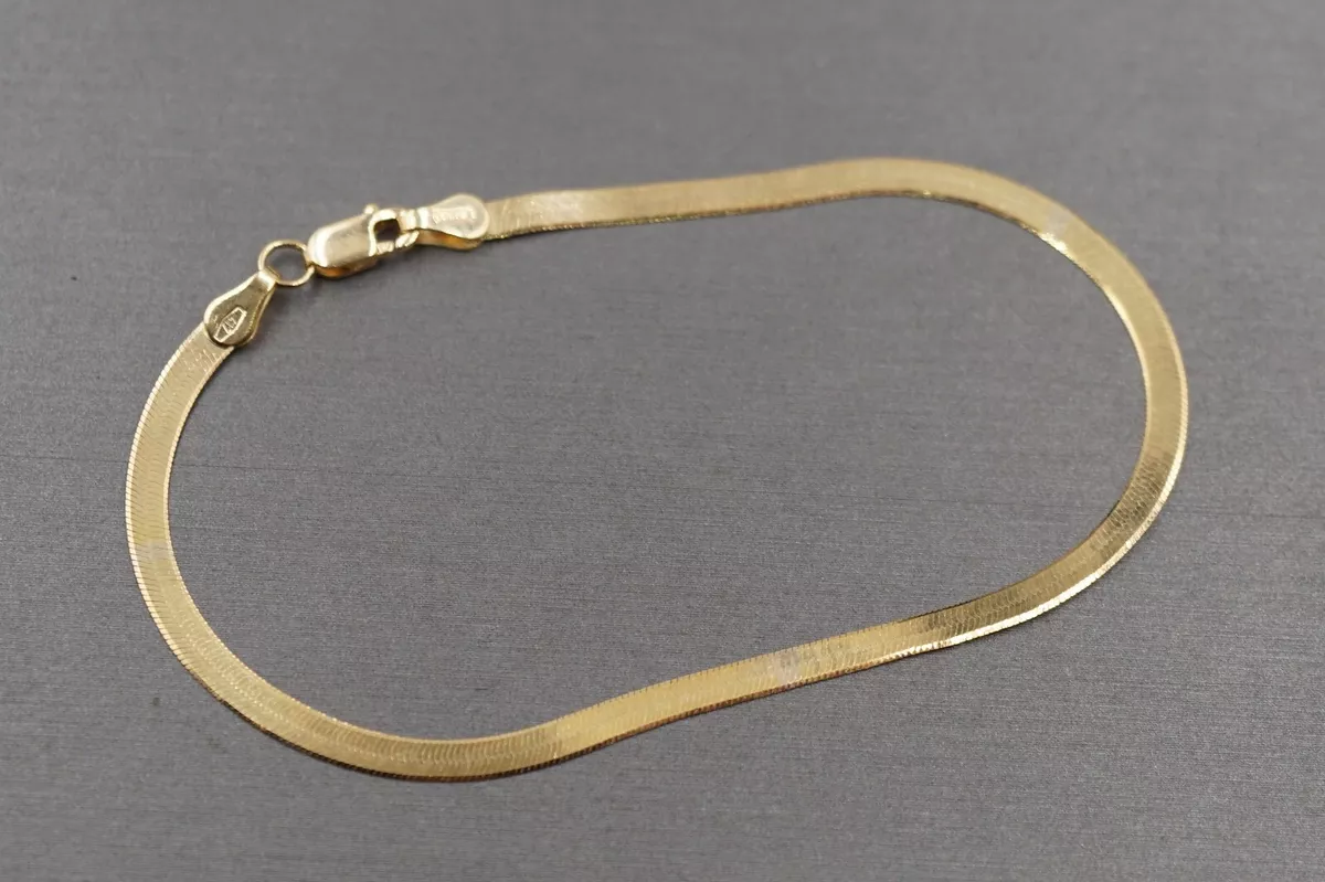 Flat herringbone bracelet clearance