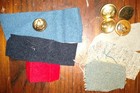 Civil War HOUSEWIFE sewing kit HAND SEWN, Homespun ticking Soldier Civilian 289H — photo 5