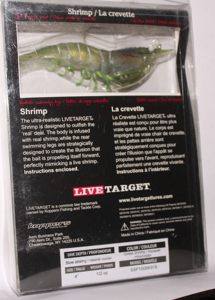Live Target Shrimp Lures - 4