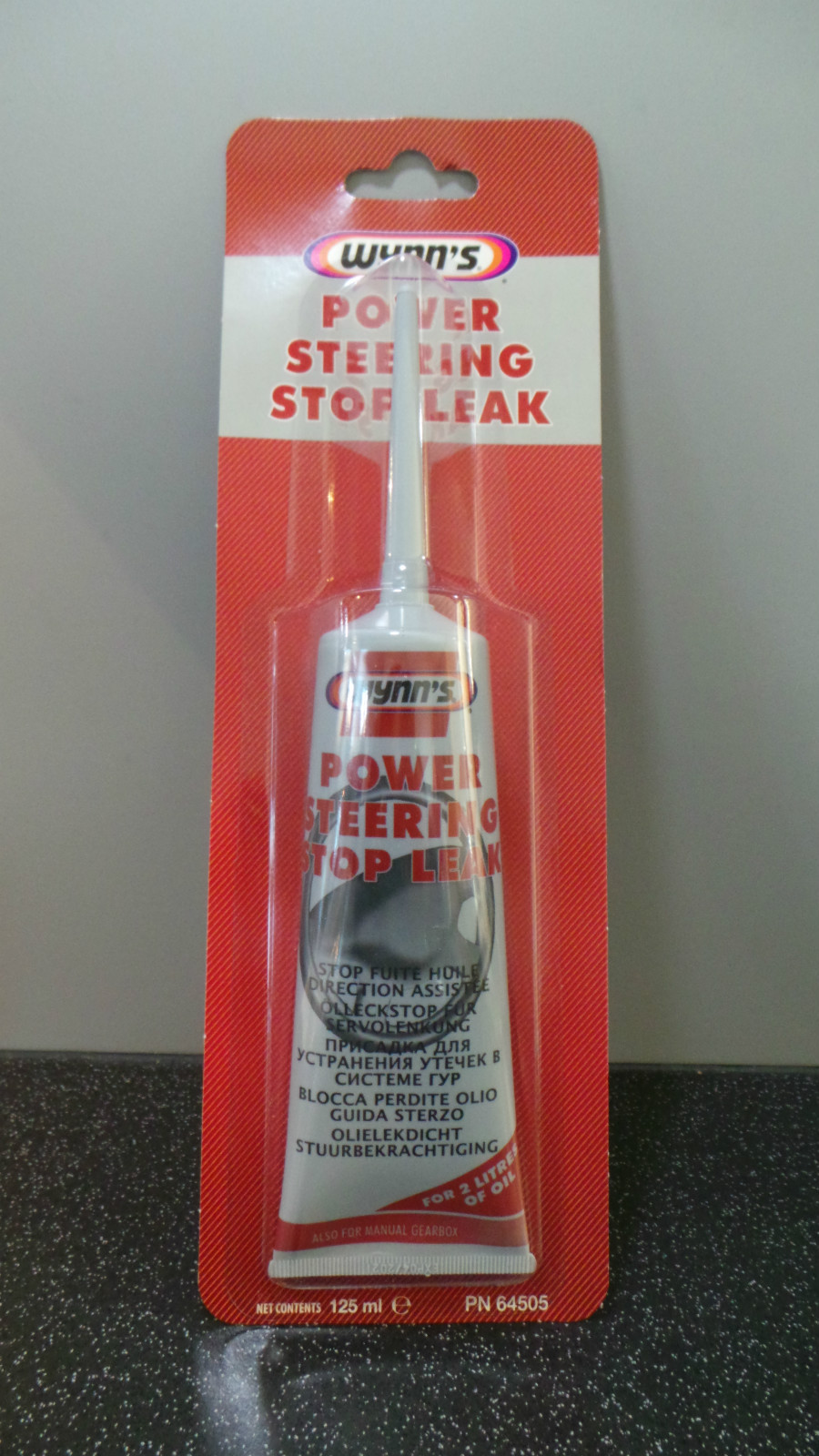 Wynns Power Steering Fluid With Stop Leak 125ml 64502 Oil System
