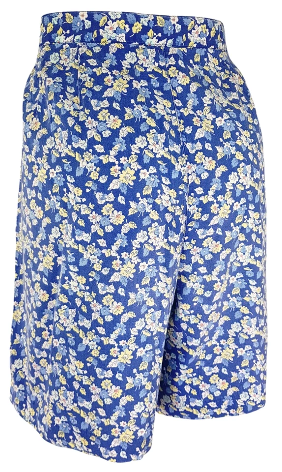 Falda Pantalones Cortos LIZ CLAIBORNE LIZSPORT Mujer Azul Floral - W30"- UK12 - £49 Foto 2 de 4