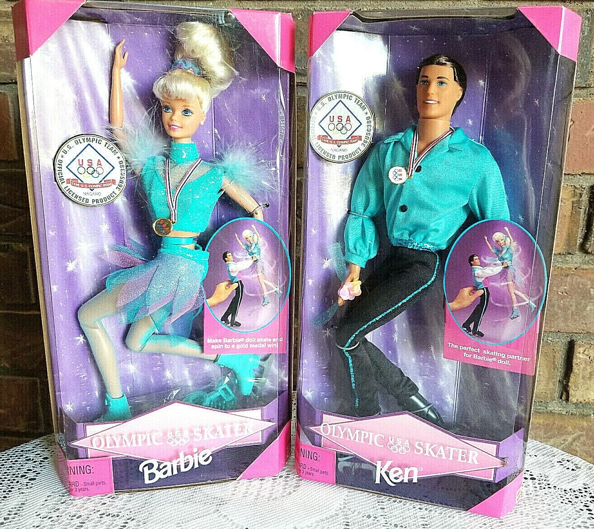 1997 OLYMPIC SKATER Barbie & Ken | eBay