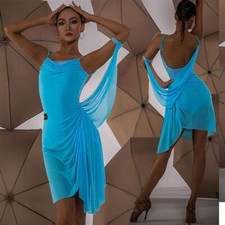 Latin Rumba Samba Cha Cha Paso Doble Rhythm Ballroom Practice Dance Dress Show