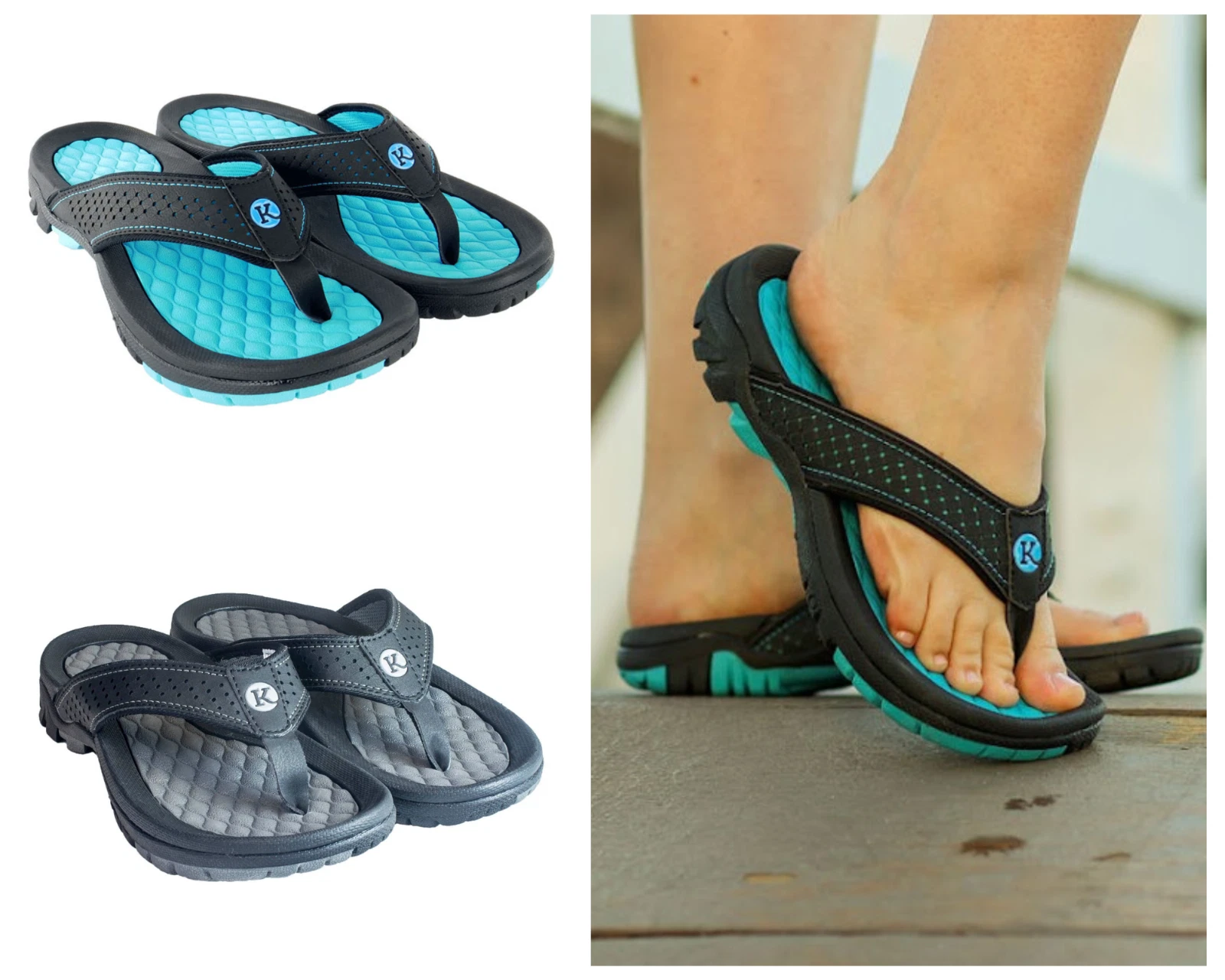 Women's Kaiback Lakeside Sandal | Casual Comfortable Outdoor Sport Flip Flop
