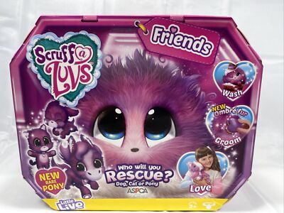 Scruff a Luvs Friends Dog Cat or Pony Who Will You Rescue Pet Accessory