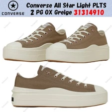 Converse All Star Light PLTS 2 PG OX Greige 31314910 Men's Size